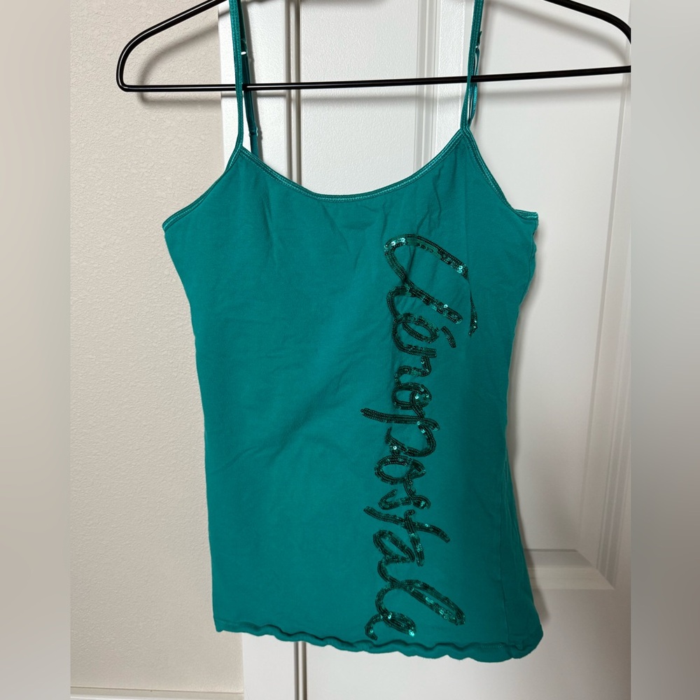 Aeropostale Teal Sequin Women's Top